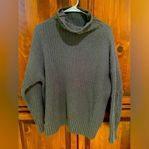Knit long sweater